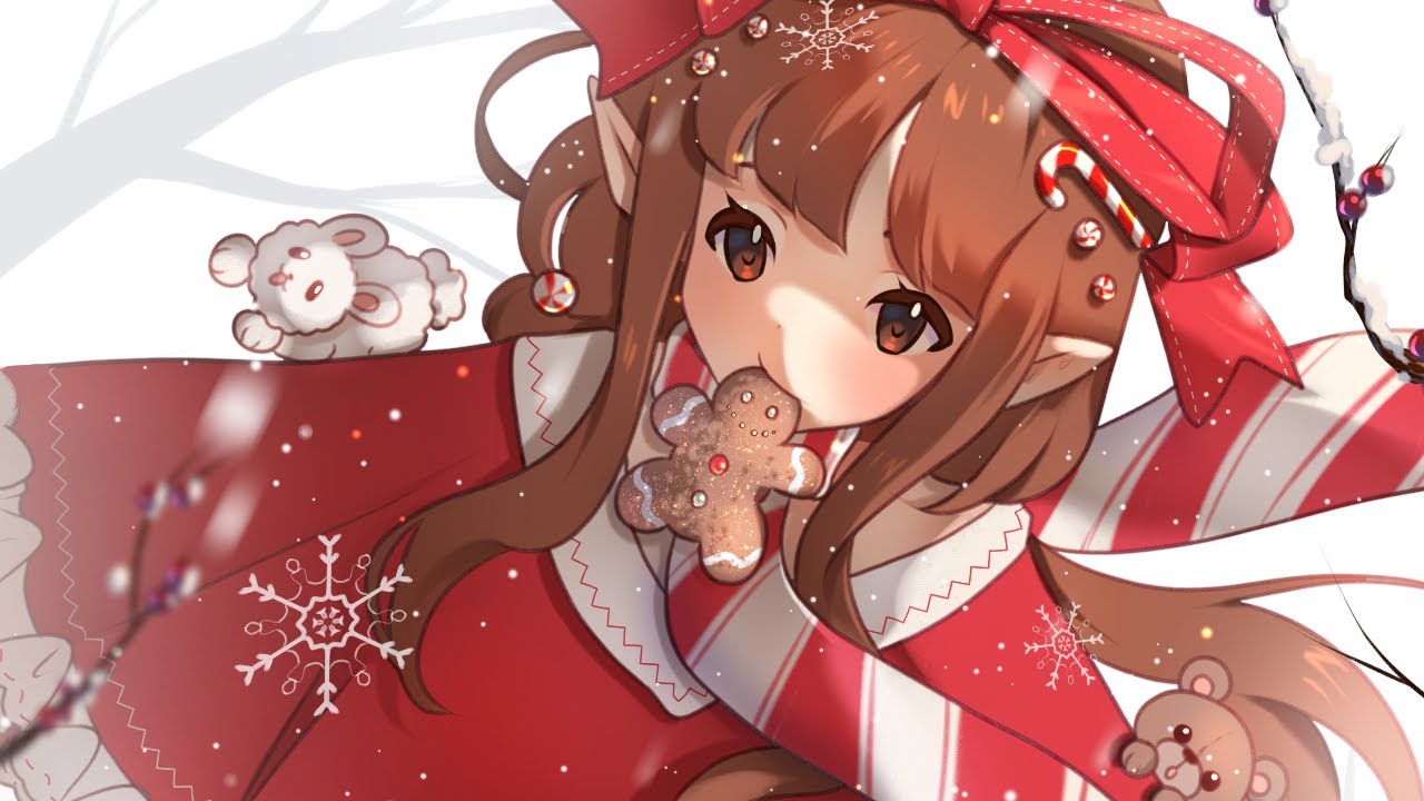Little Peppermint Elf!!! 🎄🎄🎄【#timelapse  | #clipstudiopaint  | #animedrawings  | #speedpainting 】
