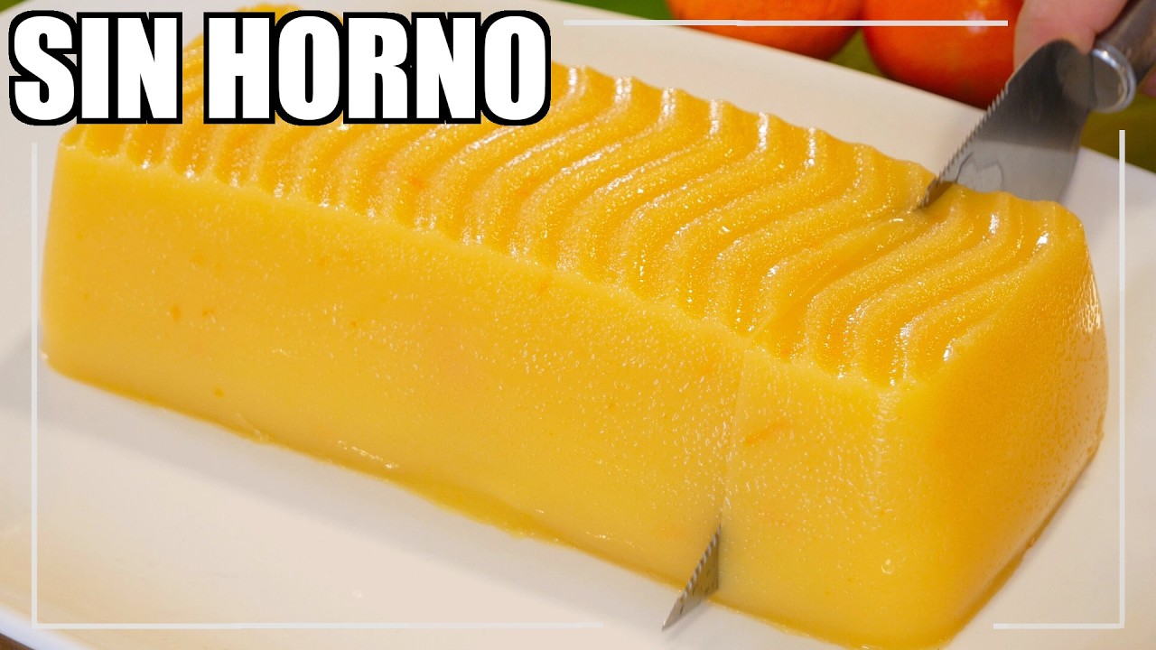 C&oacute;mo hacer el POSTRE de NARANJA mas RICO en 5 MINUTOS! ⏰ (SIN HORNO , 3 ingredientes) Receta # 1041