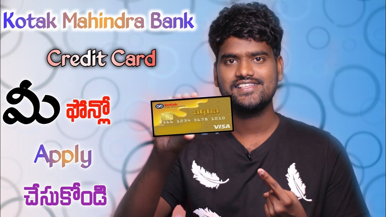 How To Apply Kotak Mahindra Bank 🏦 Credit Card In Telugu 2022 | Kbr Gowtham