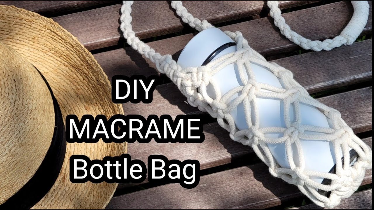 DIY 마크라메 텀블러백/보틀백 만들기