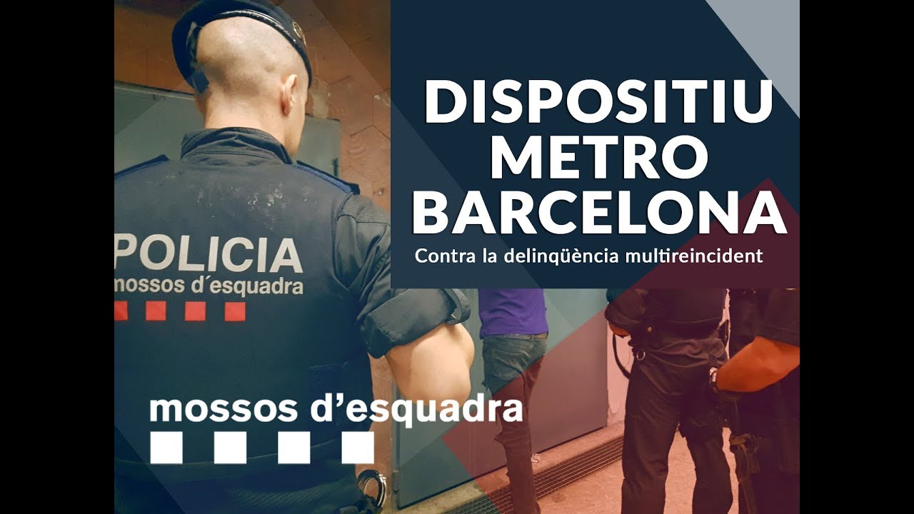 Dispositiu policial al metro de Barcelona contra la delinqüència multireincident