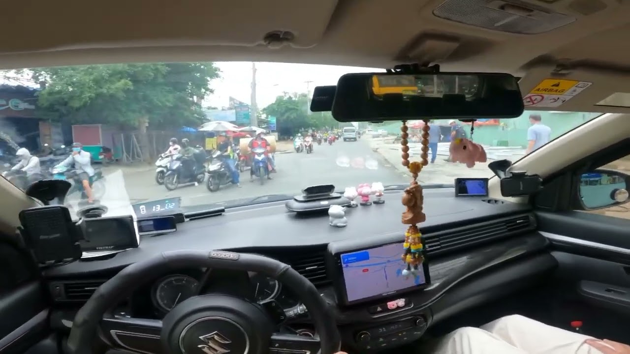 Suzuki XL7 trên cao tốc trung lương và nội ô TpHCM | POV drive