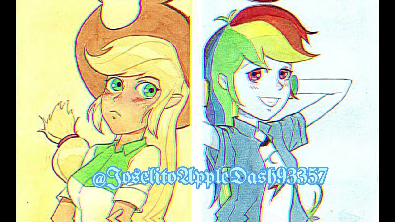 #Vid MLPEG | ⚡#RainbowDash X #AppleJack🍎 - Que cómo una Canción Te Amo.