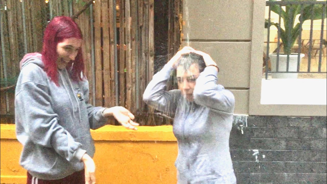 models Mary and Kris sport and rain