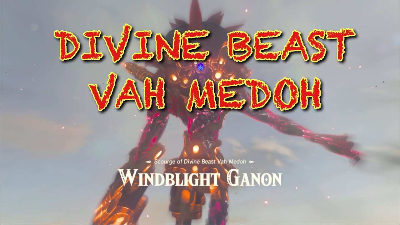 Divine Beast Vah Medoh | Windblight Ganon | Zelda Breath of the Wild 
