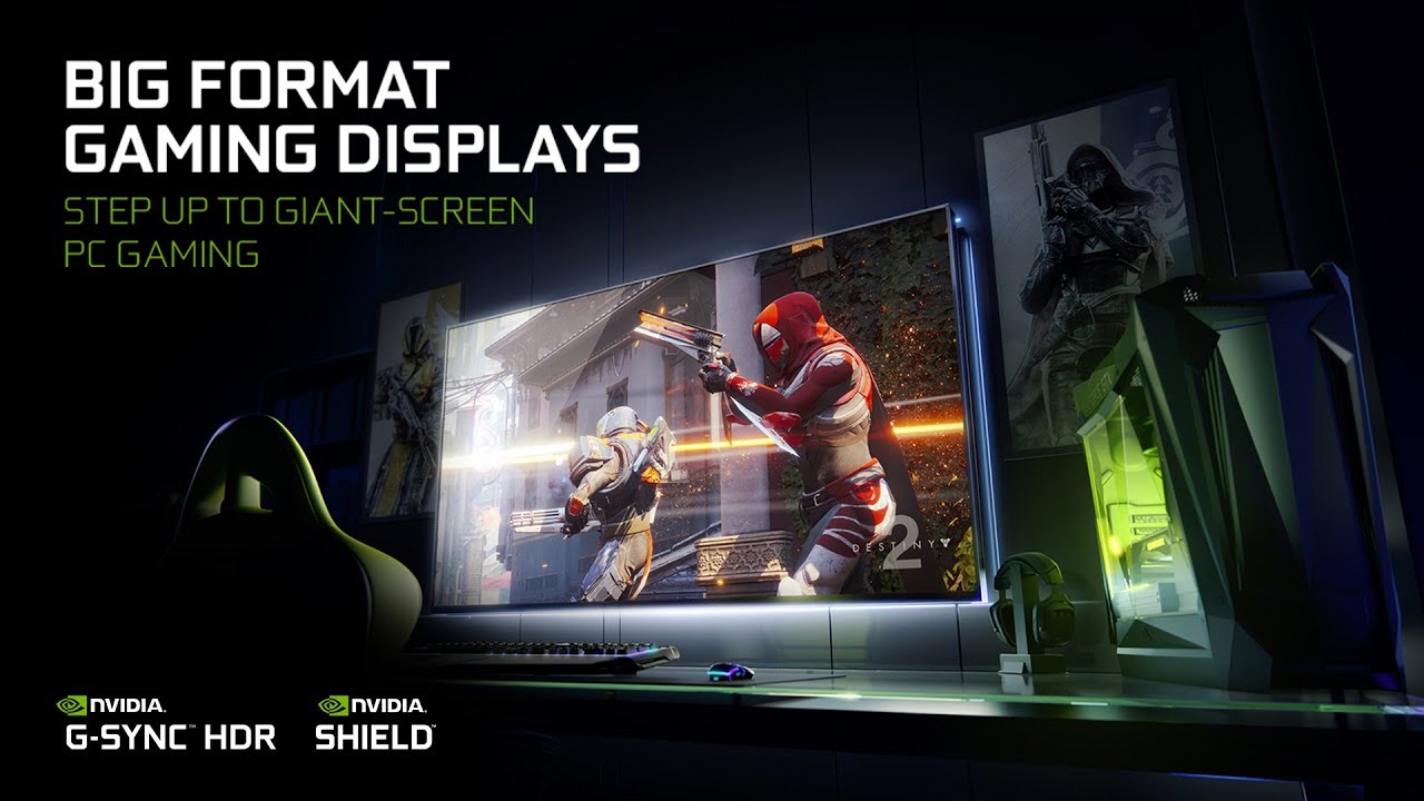 BIG FORMAT GAMING DISPLAYS with NVIDIA G-SYNC&trade; and SHIELD&trade; BUILT-IN