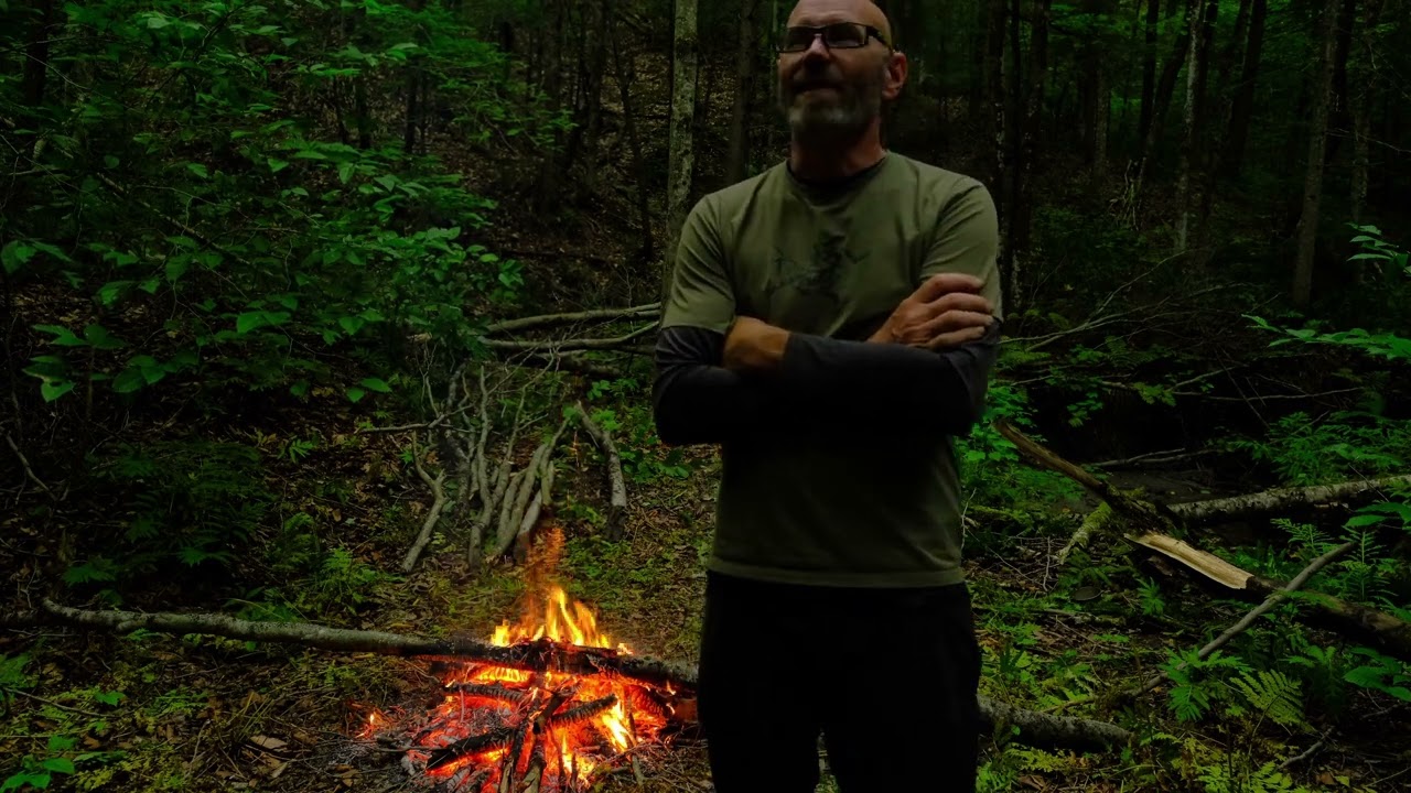 Bicycle, Backpack, Big Fire and All Night Rain