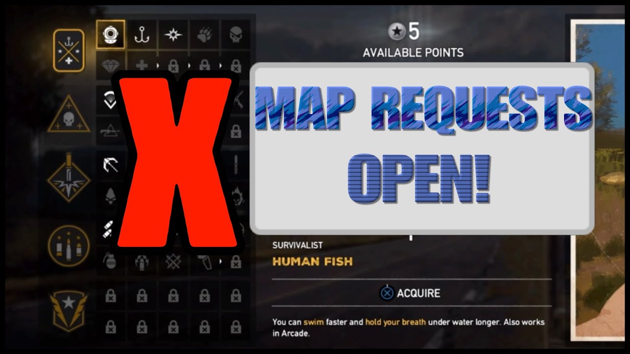 Far Cry 5 Map Requests Are Now Open  (Dec 29-Jan 17)(2019-2020)