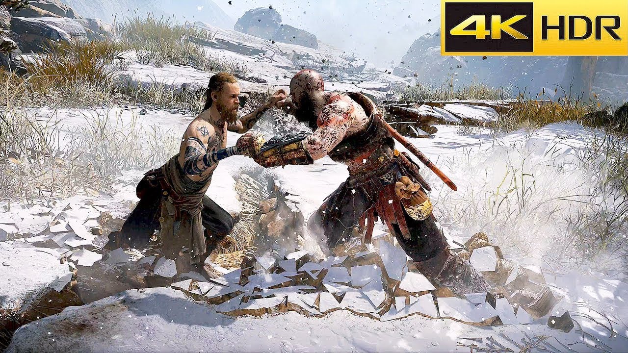 战神4 PC 4K  ultra  HDR 60FPS