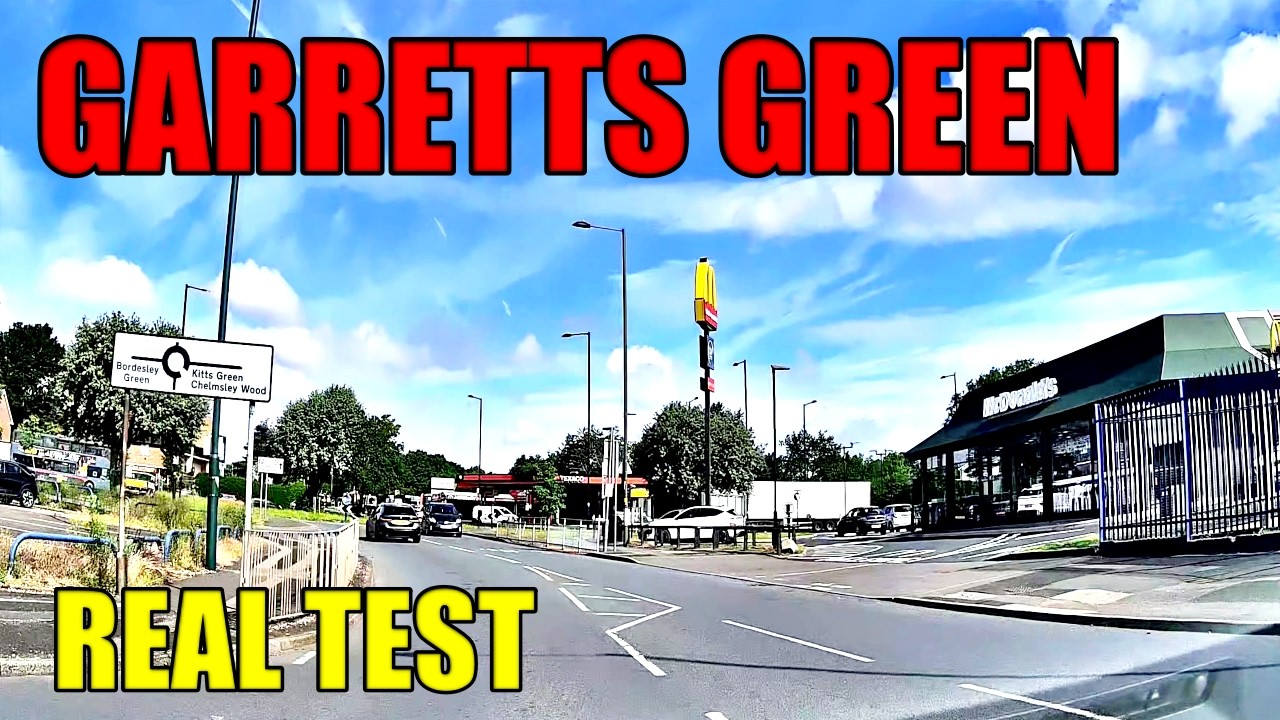 🇬🇧🇦🇪 Real UK Driving Test Experience | What Learners Actually Face | Garretts Green Drivi Test Route