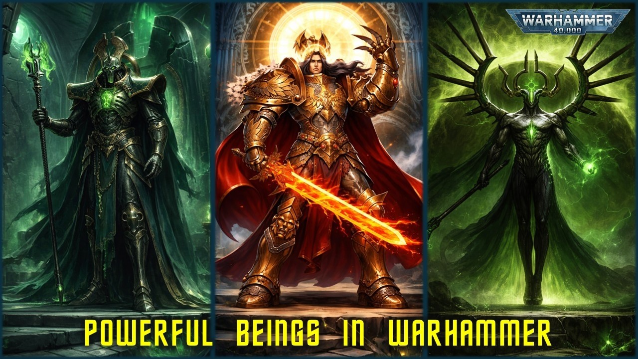 15 самых могущественных существ во вселенной Warhammer (по рейтингу боги, К'тан и примархи)