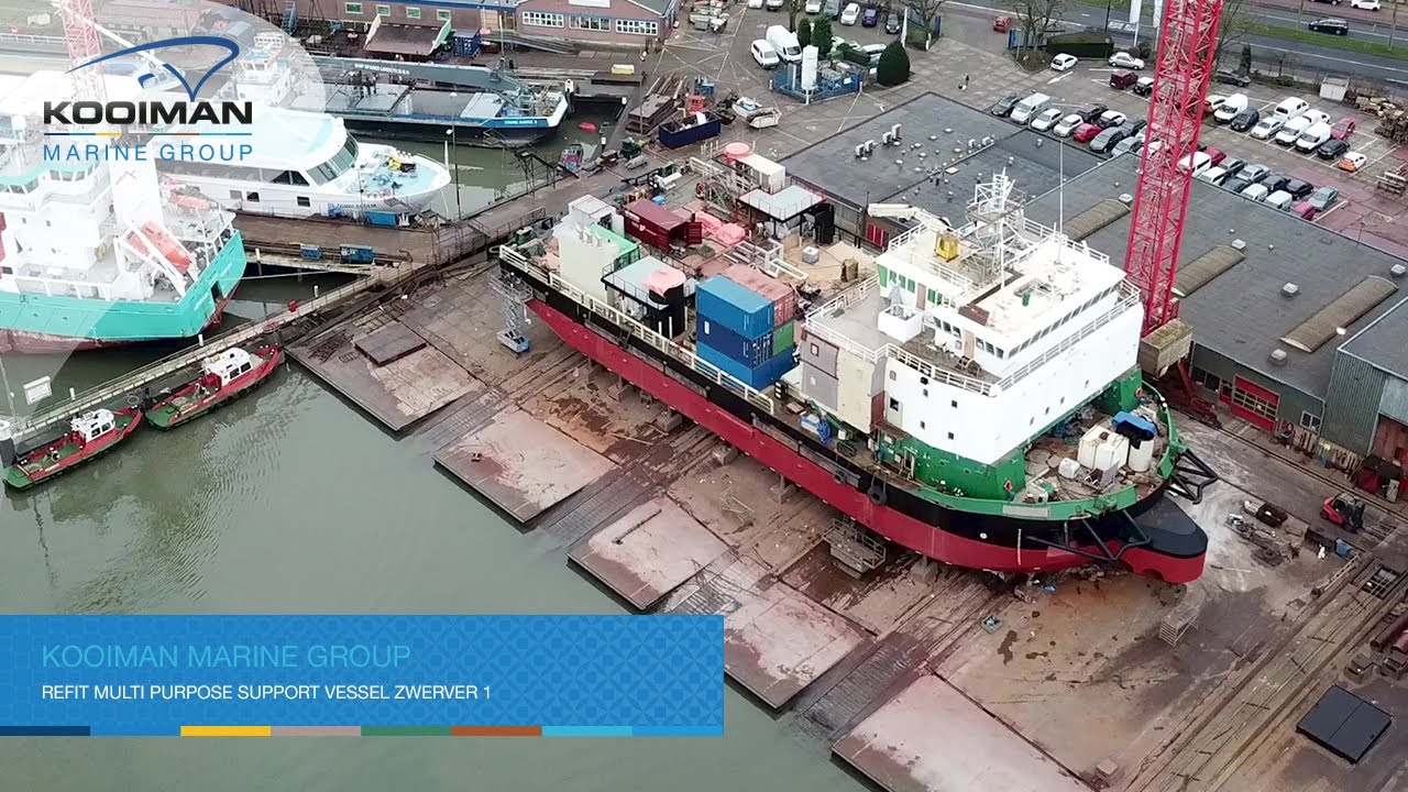 Kooiman Marine Group: refit van de Zwerver 1