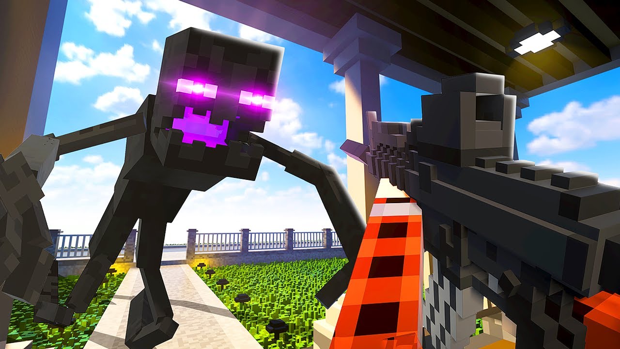 Mutant ENDERMAN Raids My House - Teardown Mods Gameplay
