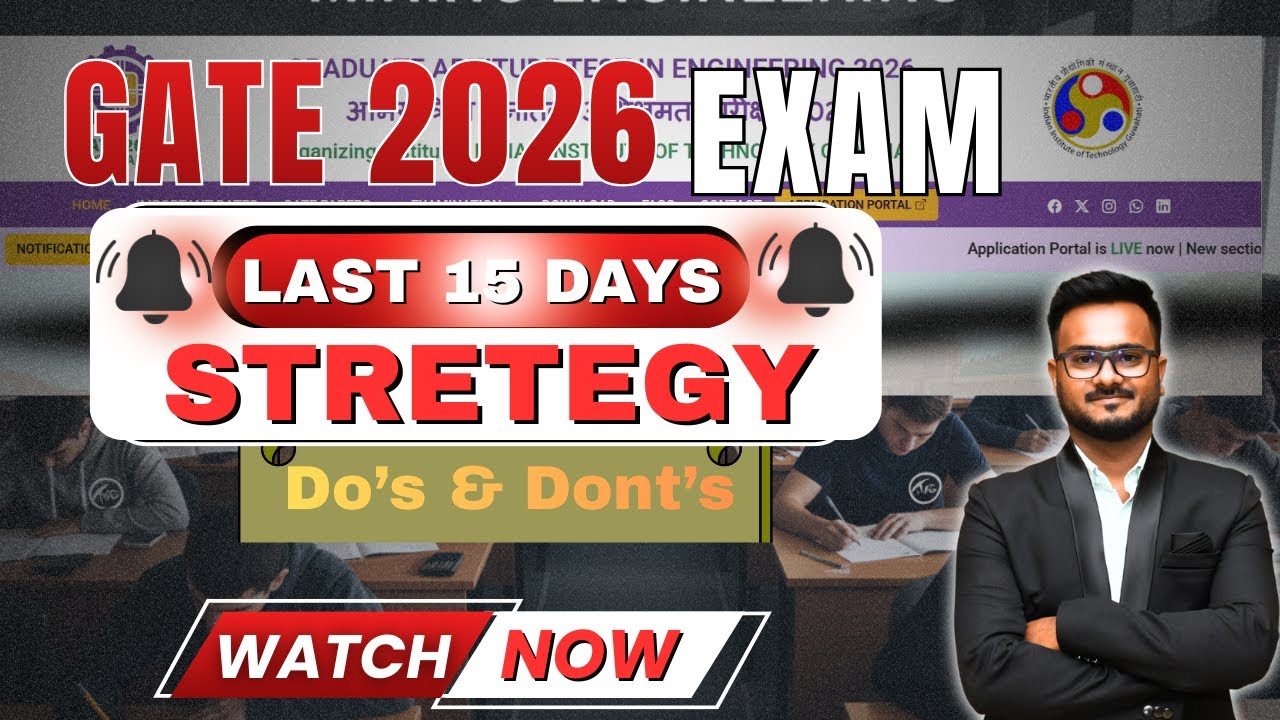 GATE Mining 2025 Final 15 Days: Rank Booster Strategy (Do’s & Don’ts)/How to Score High!