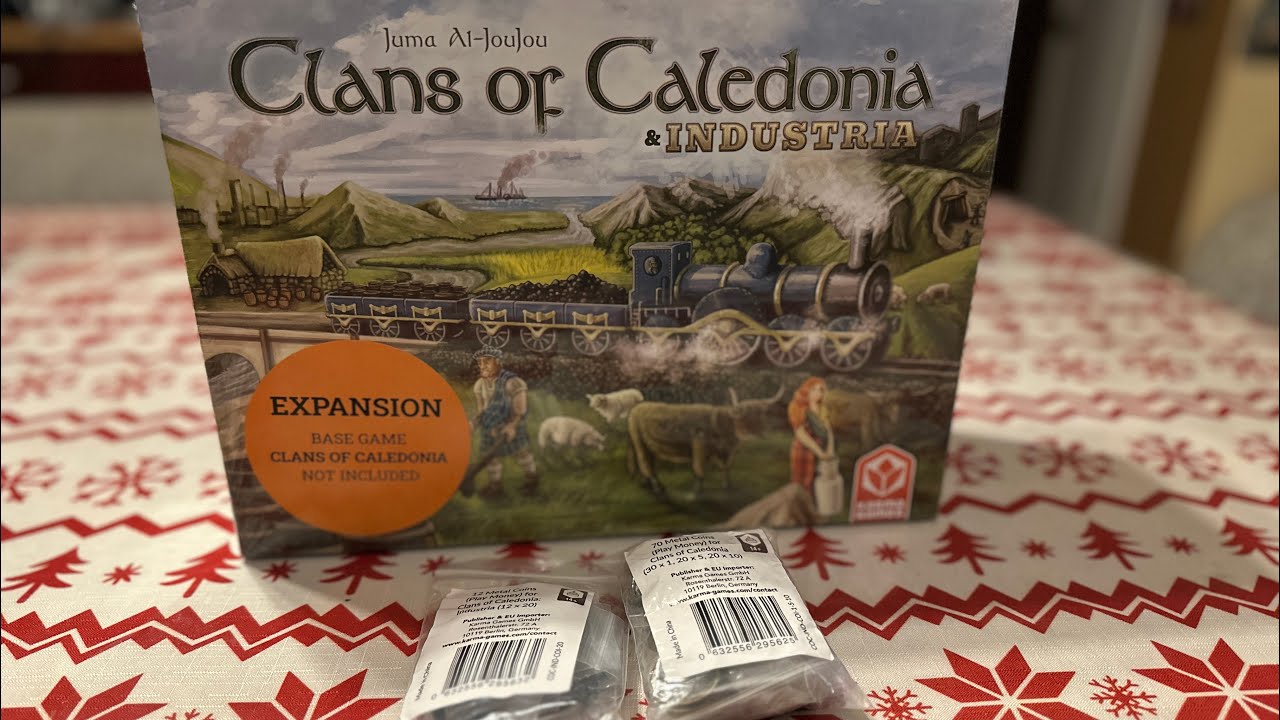 Unboxing: Clans of Caledonia industria expansion 