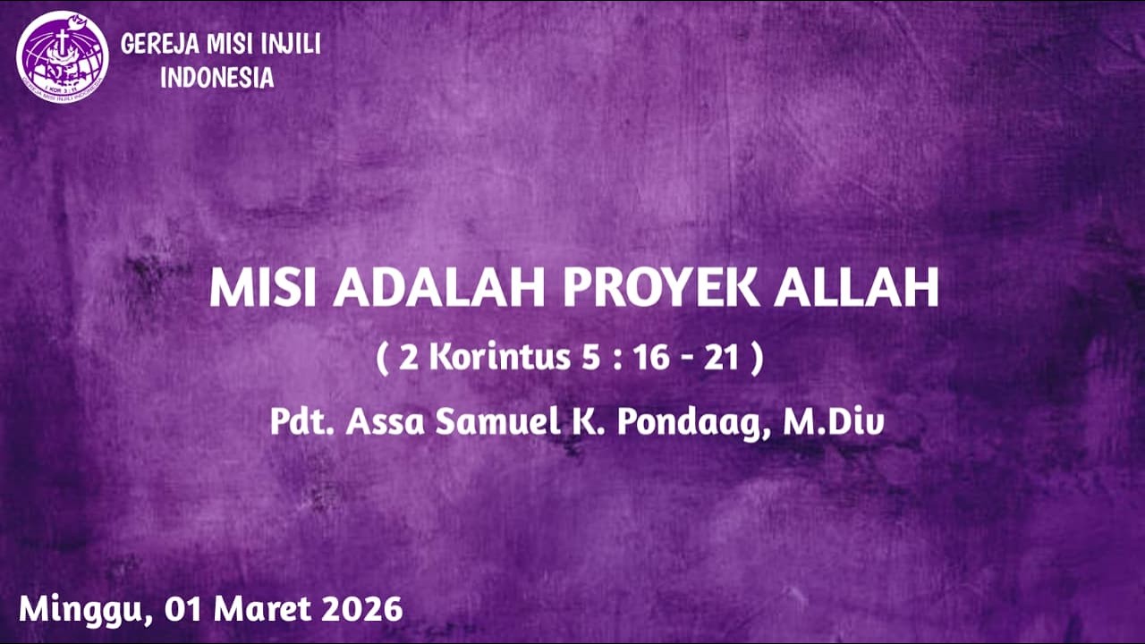 IBADAH MINGGU, 01 MARET 2026 || GMII KASIH KARUNIA MEDAN