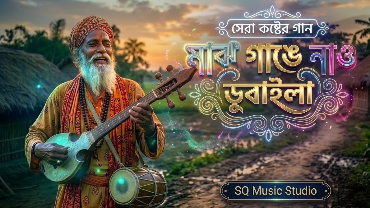 মাঝ গাঙে নাও ডুবাইলা, ধরলা না তো হাল | বিরহের নতুন বাউল গান