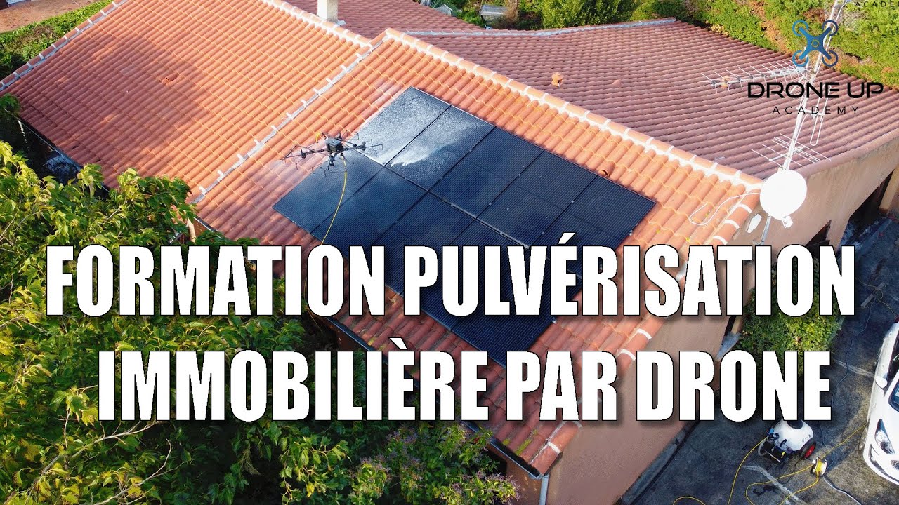 Formation pulvérisation immobilière par drone