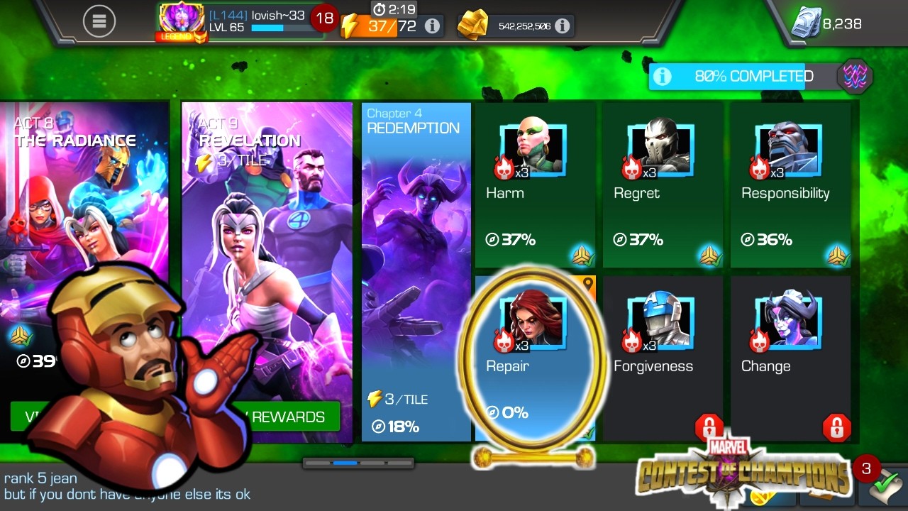 ACT 9.4.4 (Repair)  Tech/Mutant Gate path completion|MCOC GAMEPLAY IN HINDI|#lovishisgaming