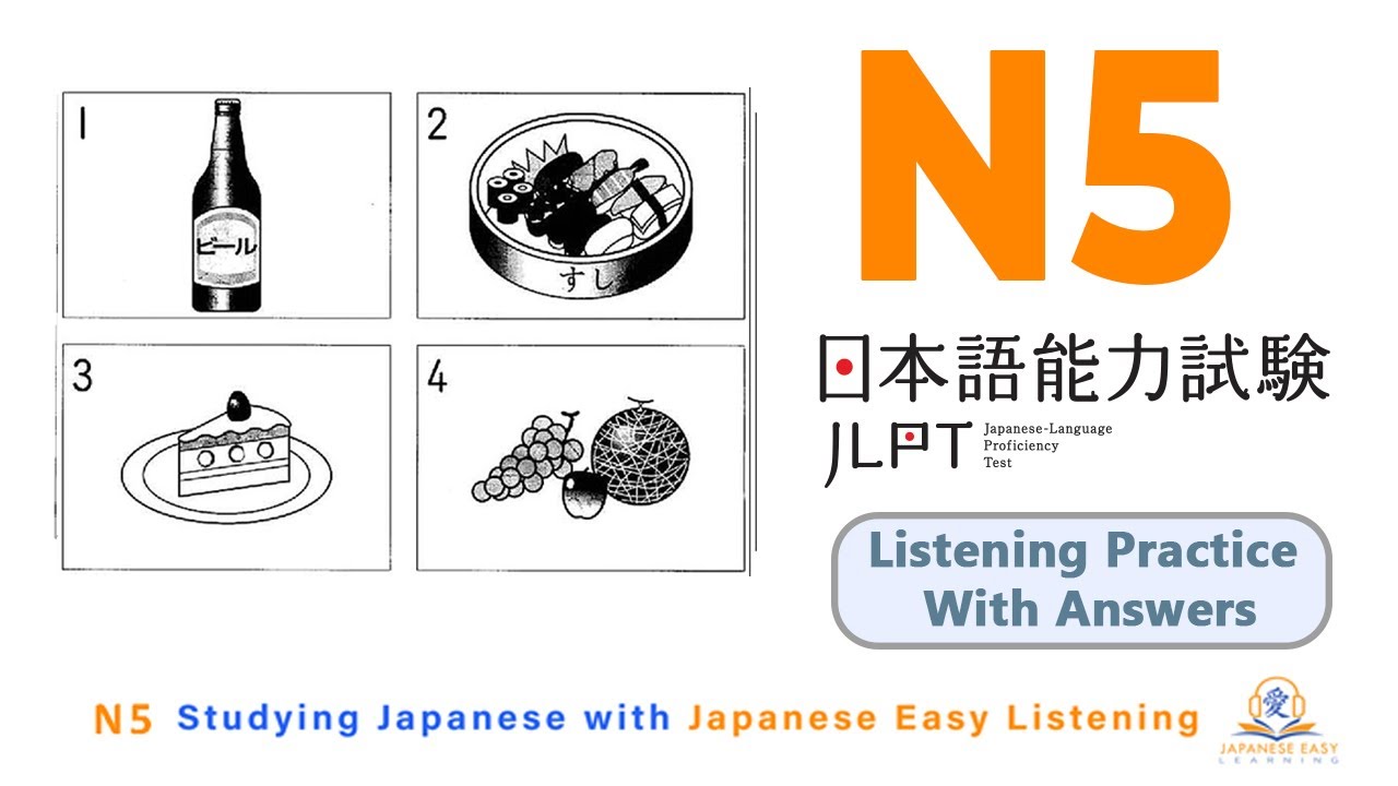 JLPT N5 July test 2025 | Japanese Listening Practice  with Answers #jlptn5 #natn5 #jlptn5listening