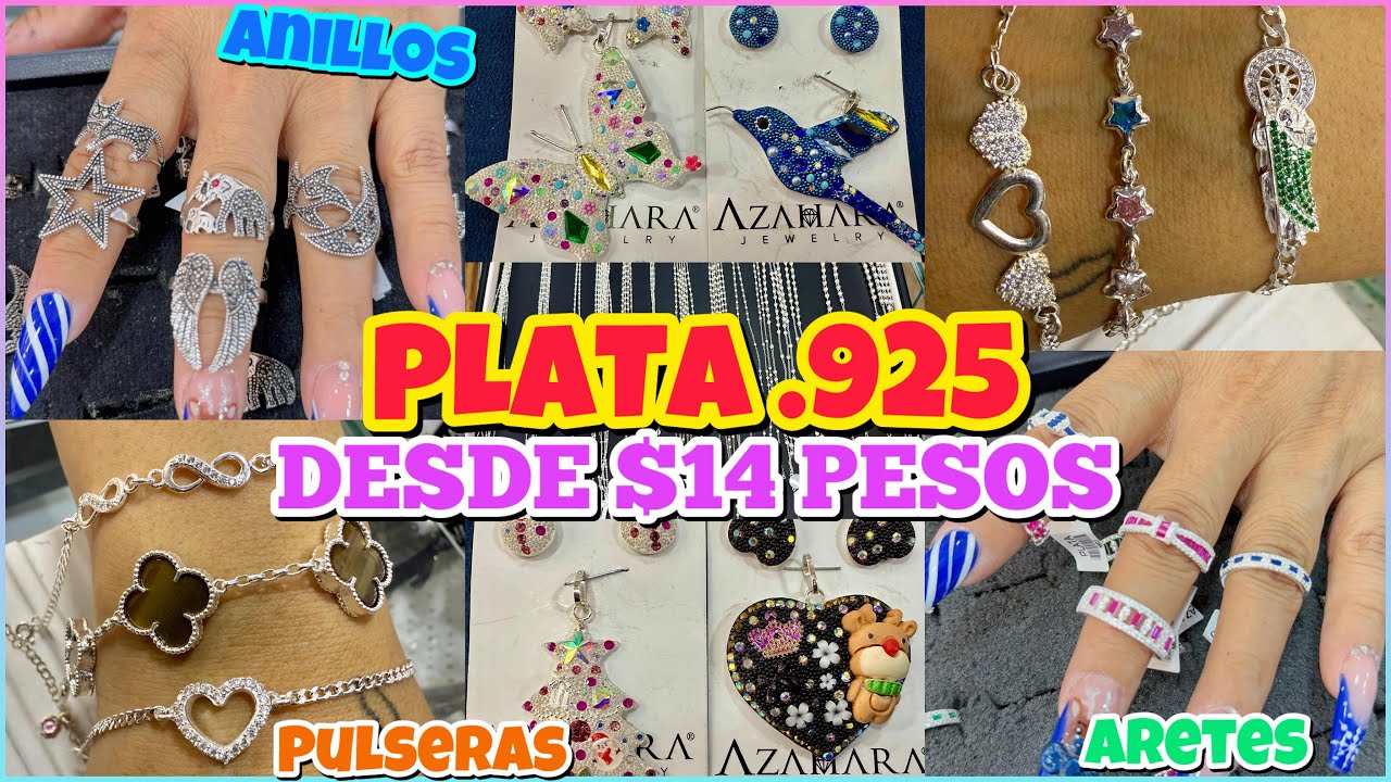 😱PLATA FINA .925 desde $14 PESOS ¡INICIA TU PROPIO NEGOCIO!🤑 ANILLOS, ARETES, ROSARIOS / CENTRO CDMX