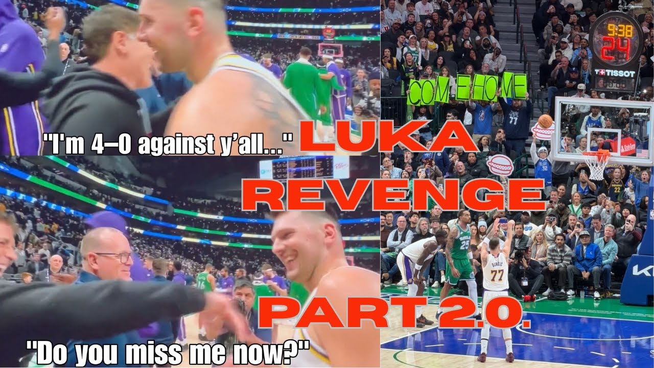Luka Doncic RETURNS to Dallas for second time after trade. BEST REACTIONS Lakers W vs Mavs - 33 Pts