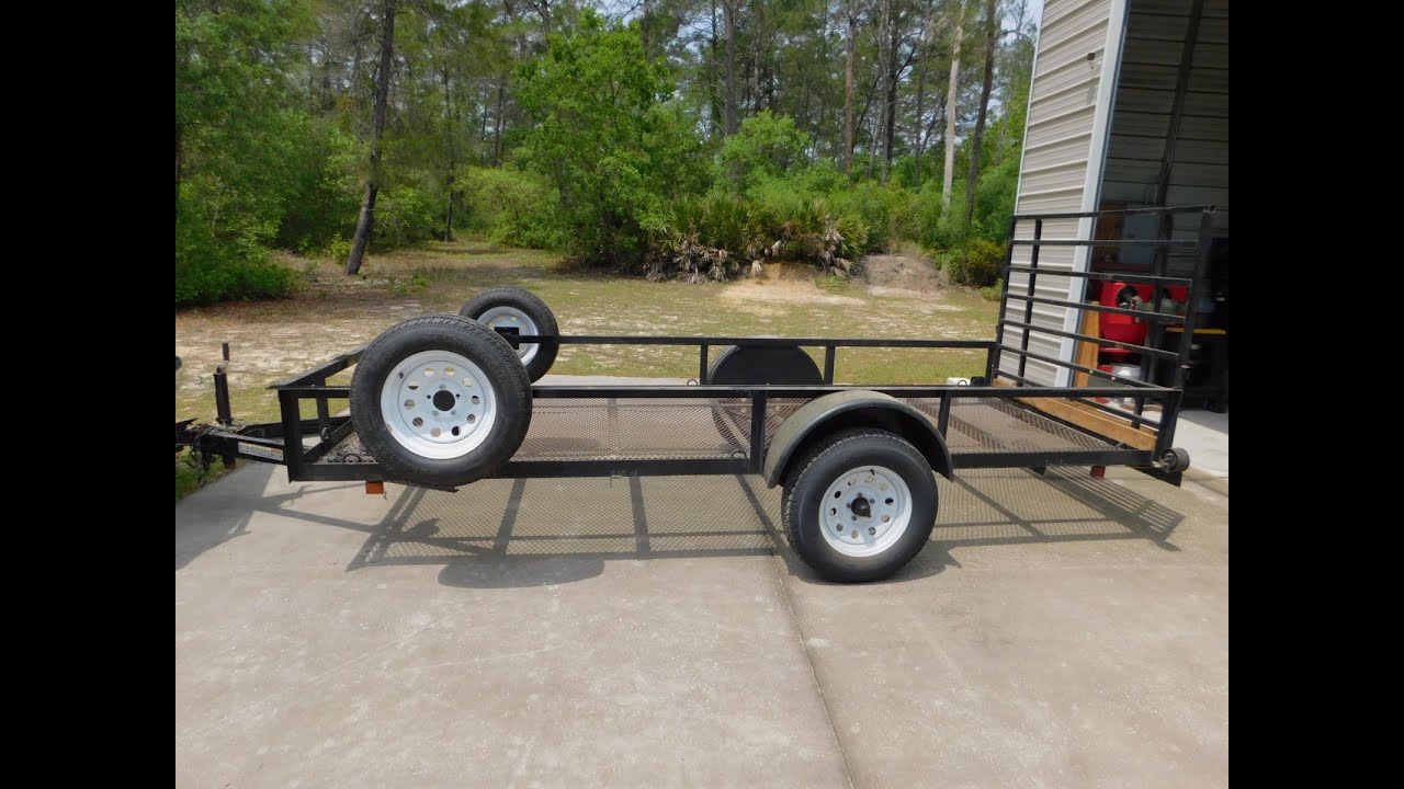 Fabricating And Installing Spare Tires On My Utility Trailer