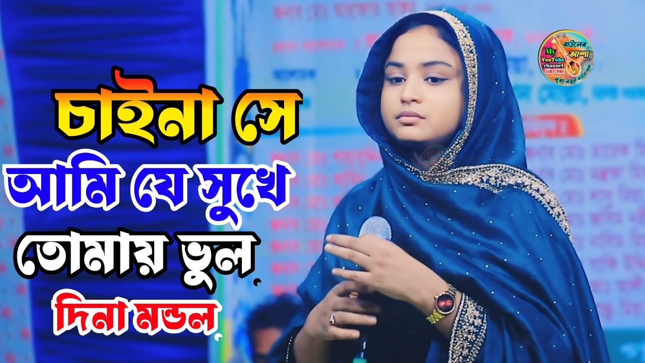 চাই না সে সুখ আমি যে সুখে তোমায় ভুলে যাই || দিনা মন্ডল || Dina Mondol || Chaina Sei Sukh Ami