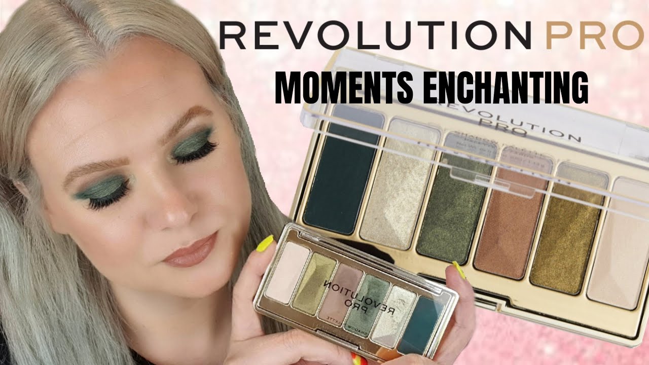 Testing REVOLUTION PRO Moments Enchanting Eyeshadow Palette | Clare Walch