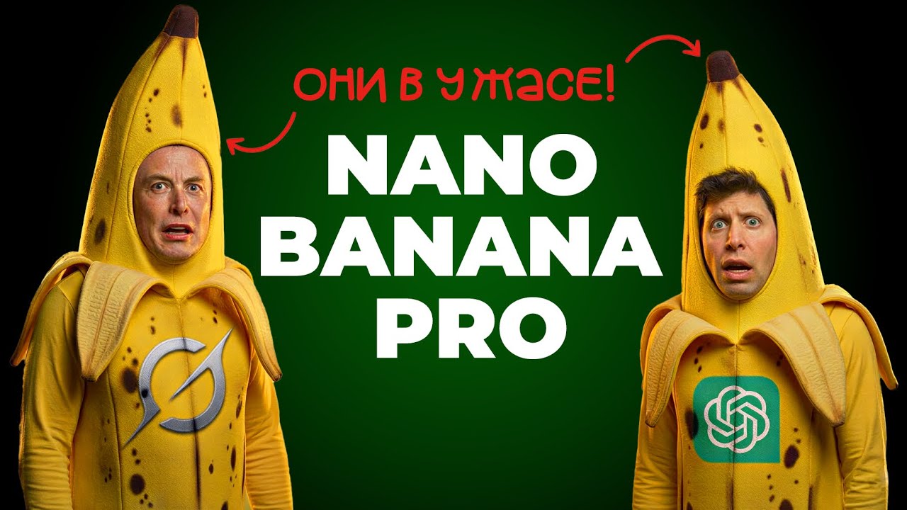 Nano Banana Pro - прорывная генерация изображений в 4К от Google