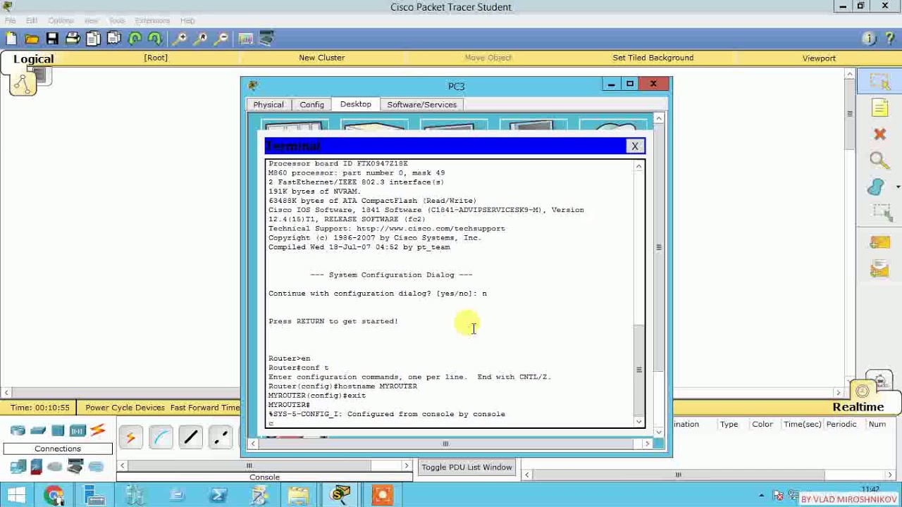 How to change Cisco Router HOSTNAME