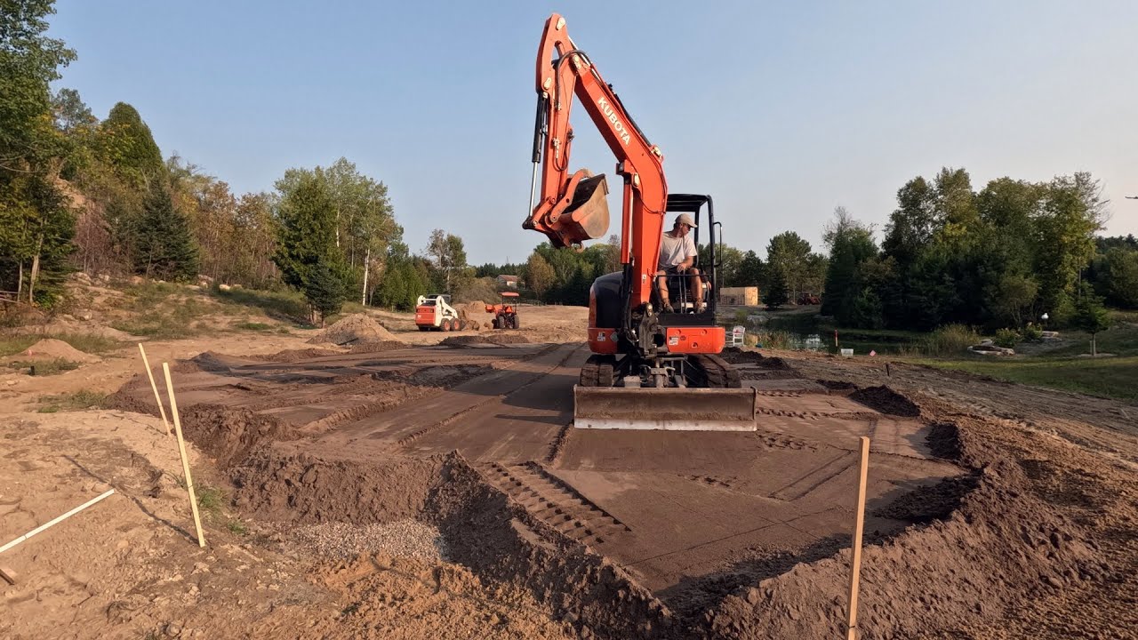 Backyard Putting Green Build | Spreading the USGA Rootzone Material