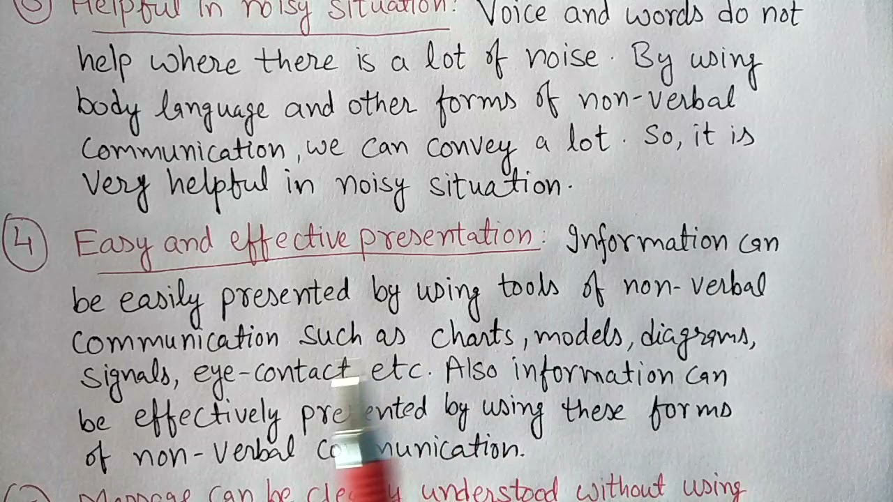 Non Verbal Communication, its types & advantages for BEGAE 182 IGNOU, B.Tech with Hindi explanation