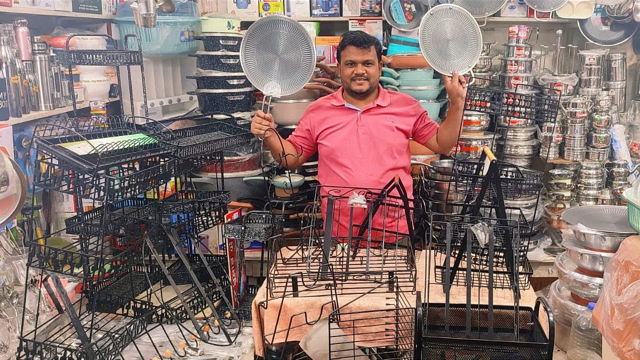 সংসারের অগোছালো জিনিসপত্র সাজিয়ে রাখার জন্য বিভিন্ন সাইজ ও ডিজাইনের রেক কিনুন//Kitchen Rack