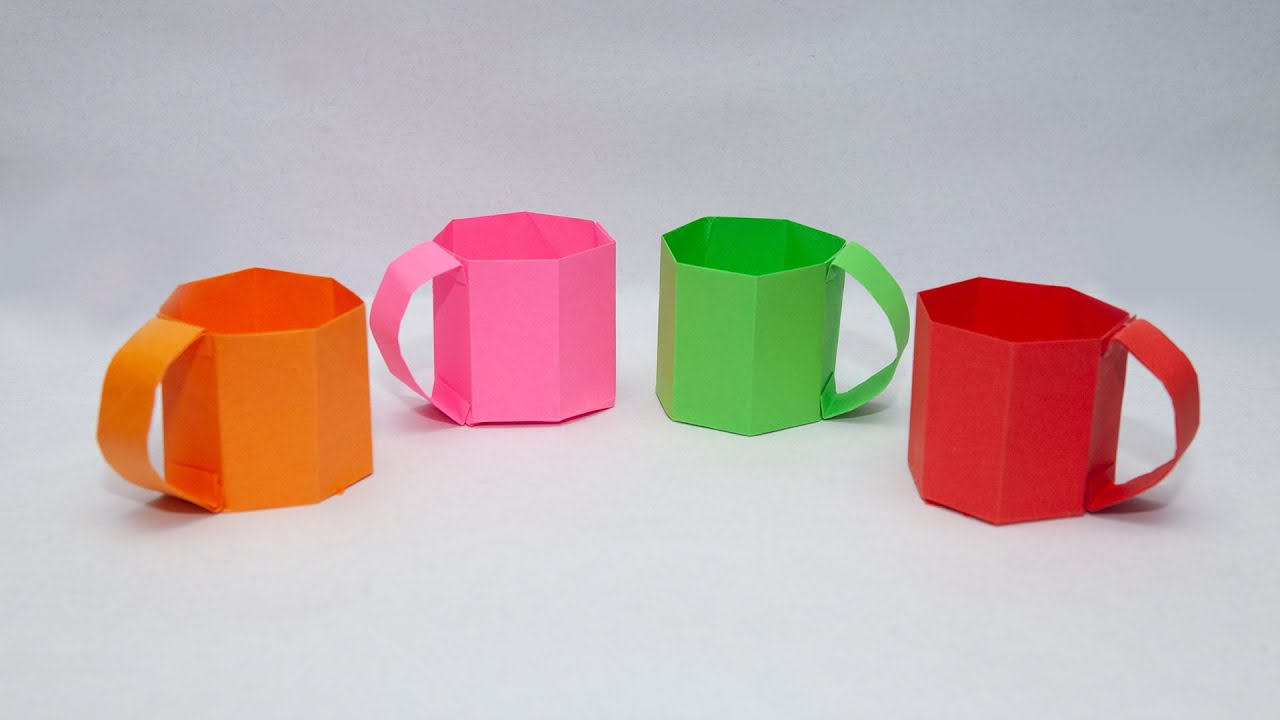 Как сделать Чашки оригами  | DIY PAPER CUP | Paper Craft