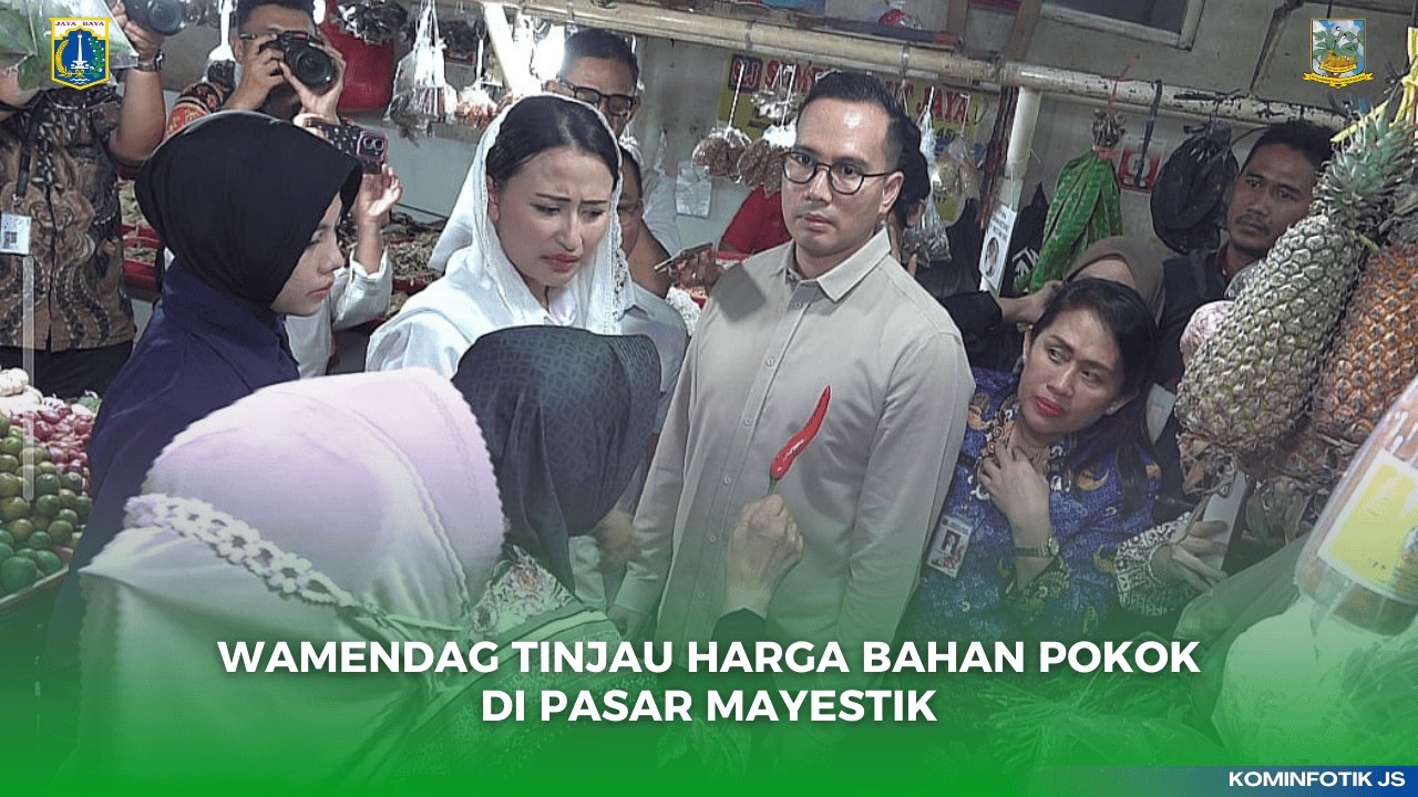 WAMENDAG TINJAU HARGA BAHAN POKOKDI PASAR MAYESTIK