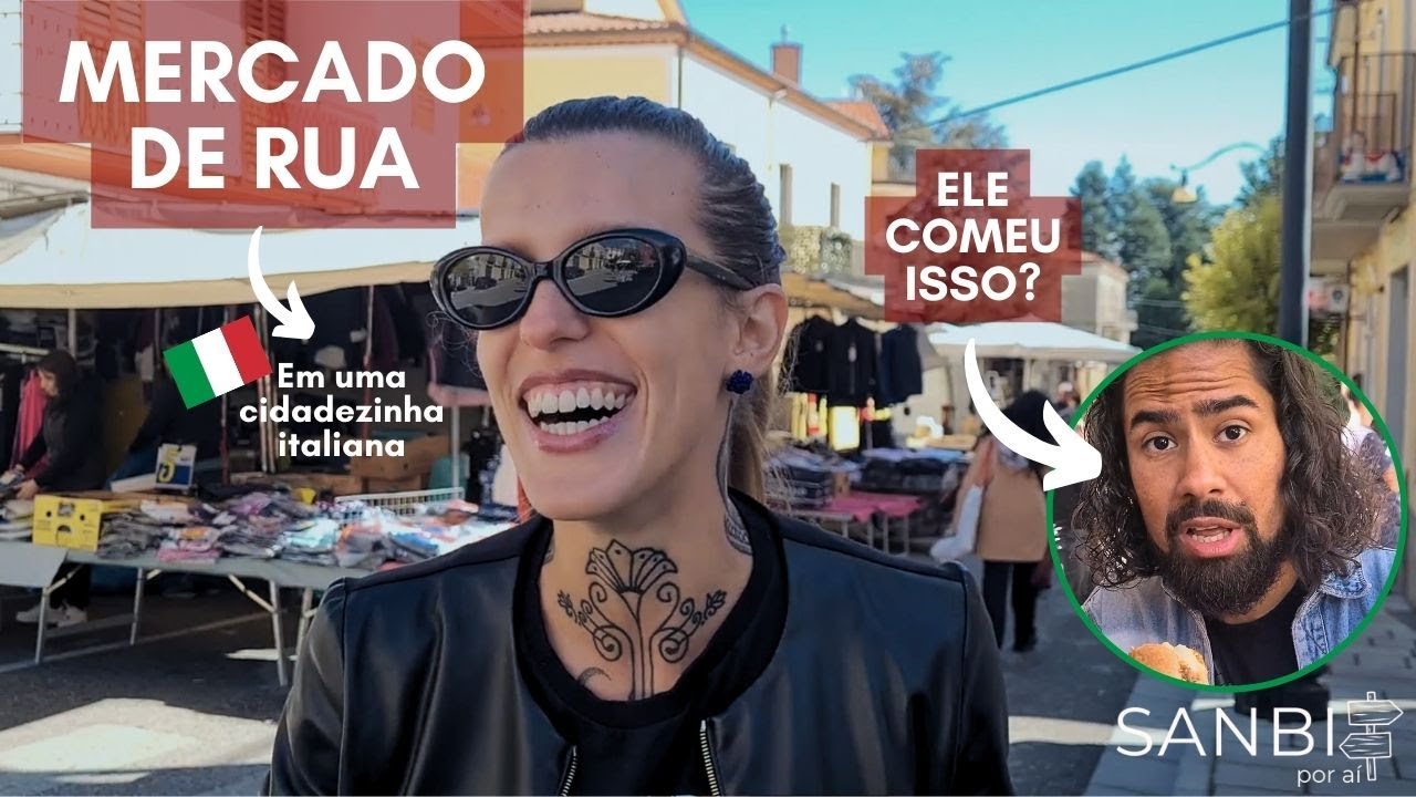 MERCADO DE RUA EM UMA CIDADEZINHA DO SUL DA ITÁLIA | VLOG, OUTONO E MOTORHOME