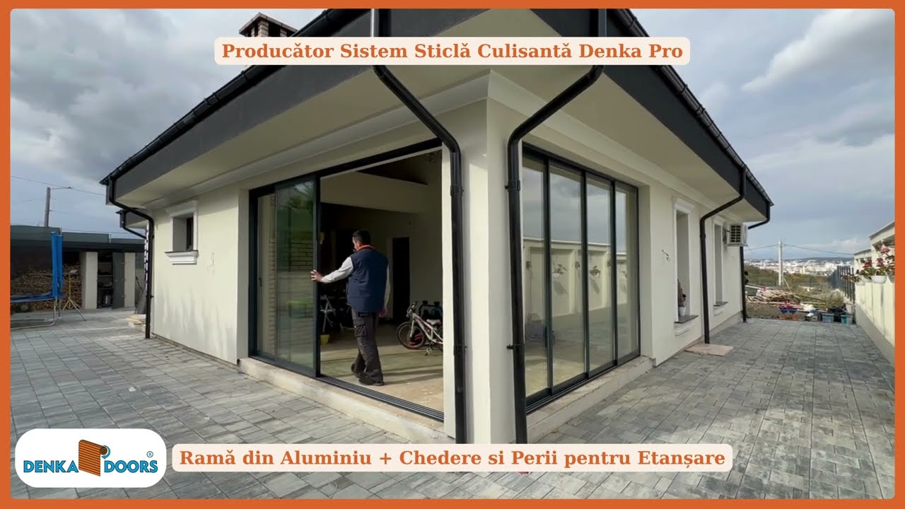 Producator Sistem Sticlǎ Culisantǎ Denka Pro | Inchideri Terase cu Sticla Iasi