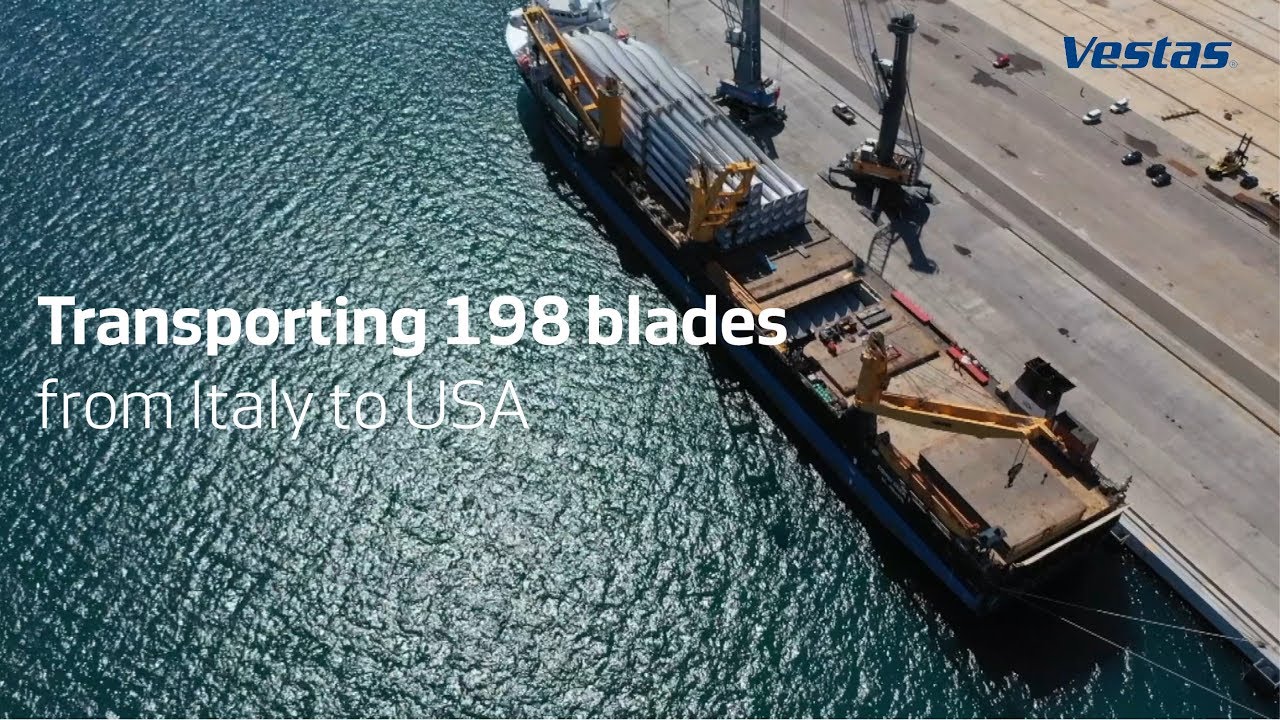 Jaw-dropping logistics: Transporting 198 wind turbine blades