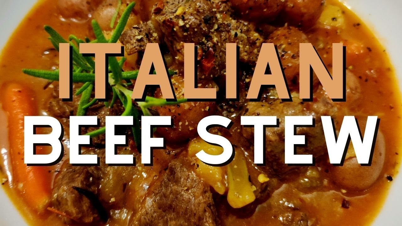 Итальянское рагу из говядины, также известное как Манзо Спеццатино