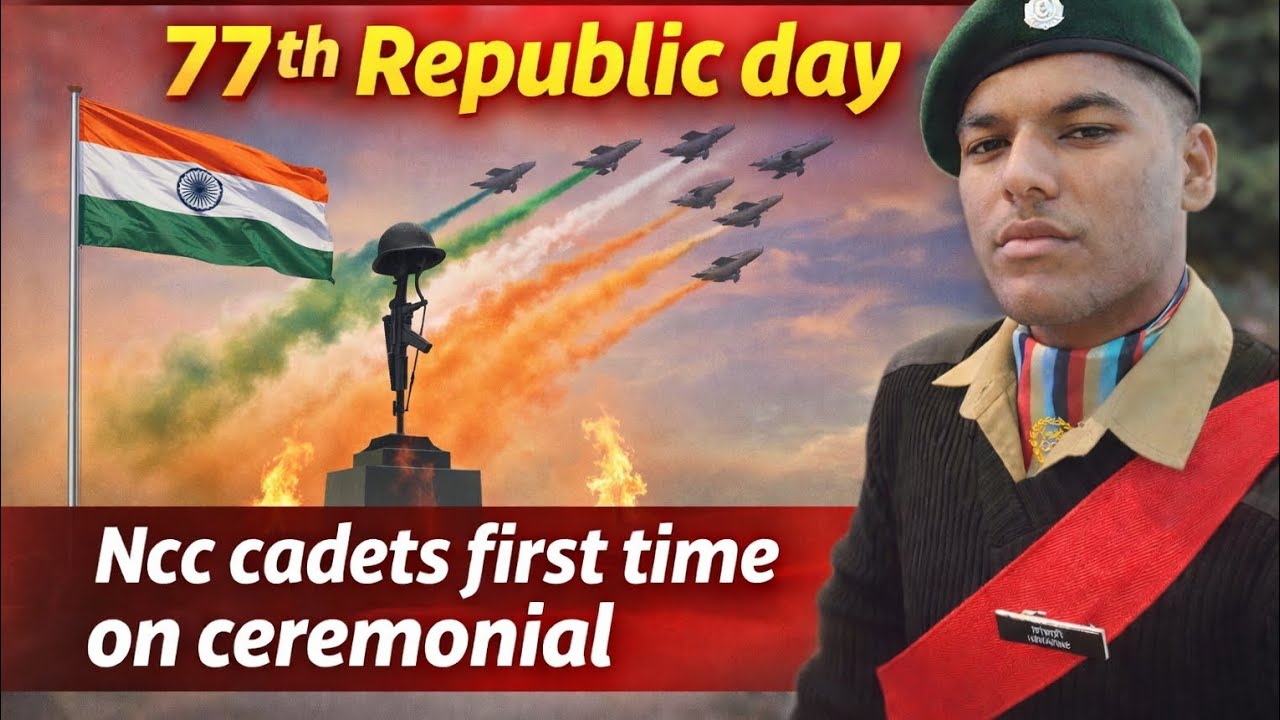 DAV College Kanpur | 77th Republic Day | NCC Cadets First-Ever Ceremonial
