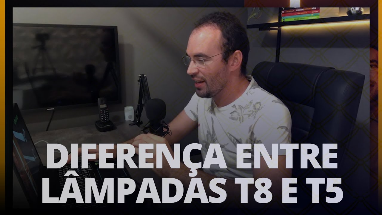 Diferença entre tubulares T8 e T5 | Flávio Gomes
