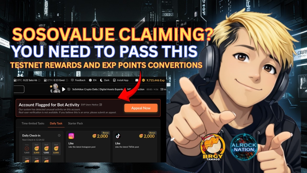 Обновление SosoValue Airdrop: предварительный просмотр и Sopoint | Информация о получении
