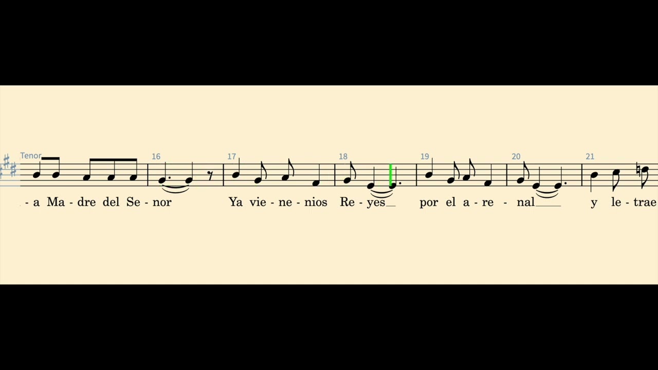 Ya viene la vieja - TENOR (CIFRE)
