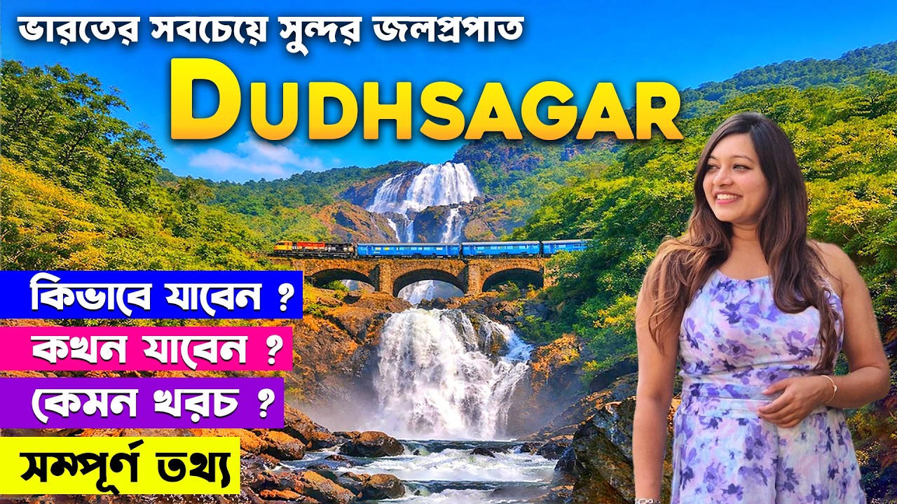 Dudhsagar Waterfall | Dudhsagar Waterfall Tour Plan | GOA Tour Plan In Bengali | GOA Night Life