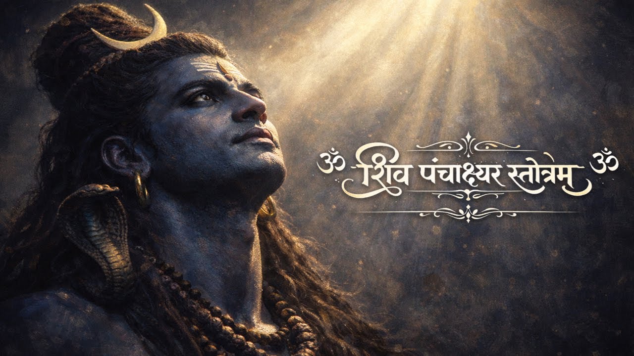 शिव पंचाक्षर स्तोत्रम् | Om Namah Shivaya | Powerful Shiva Stotra | Peace & Meditation