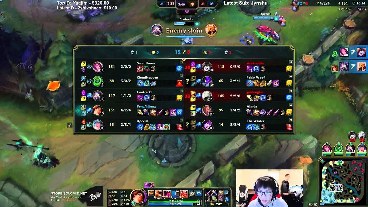 Doublelift w/ Xpecial - Miss Fortune vs Lucian ADC - League of Legends