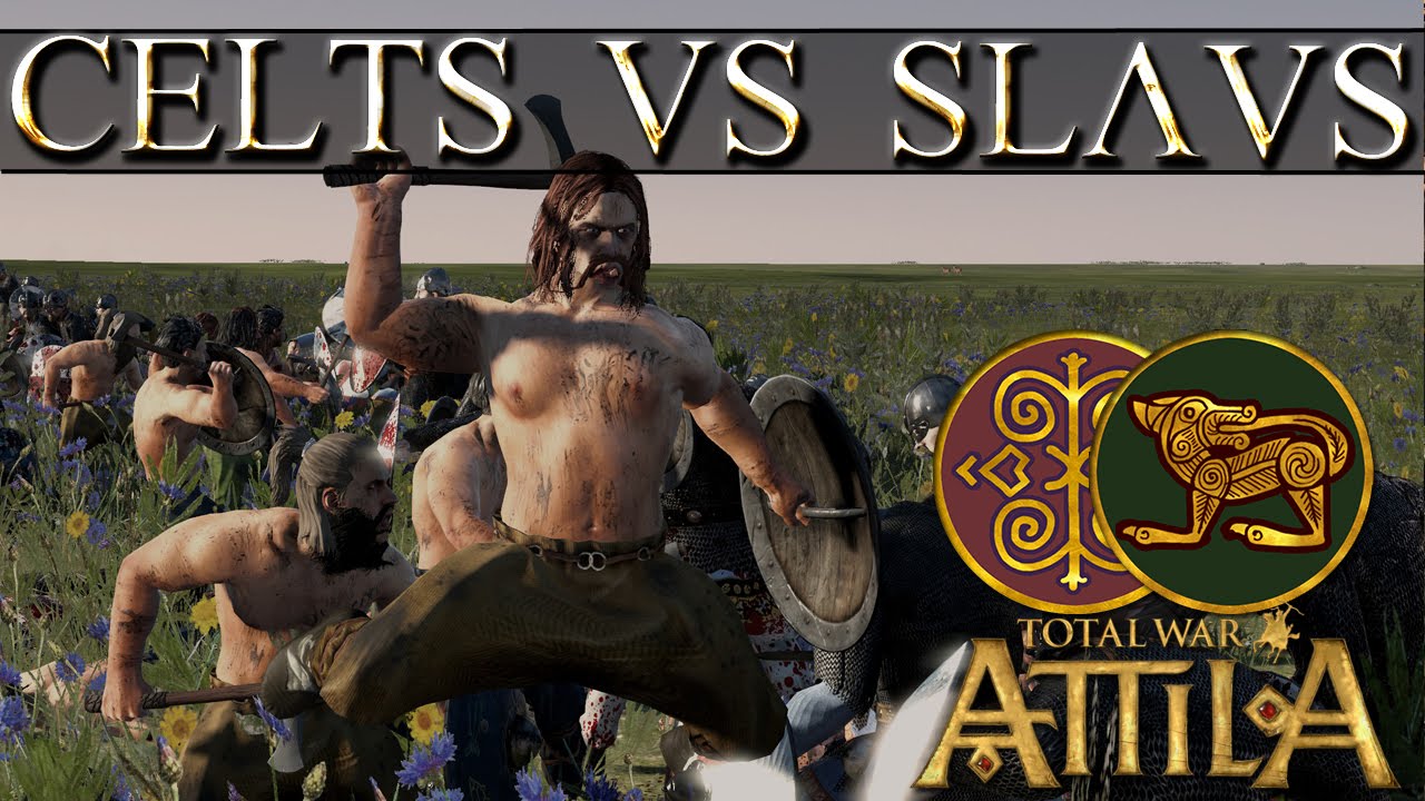 Venedians vs Ebdanians - Total War Attila Slavic Nations Culture Pack DLC Battle
