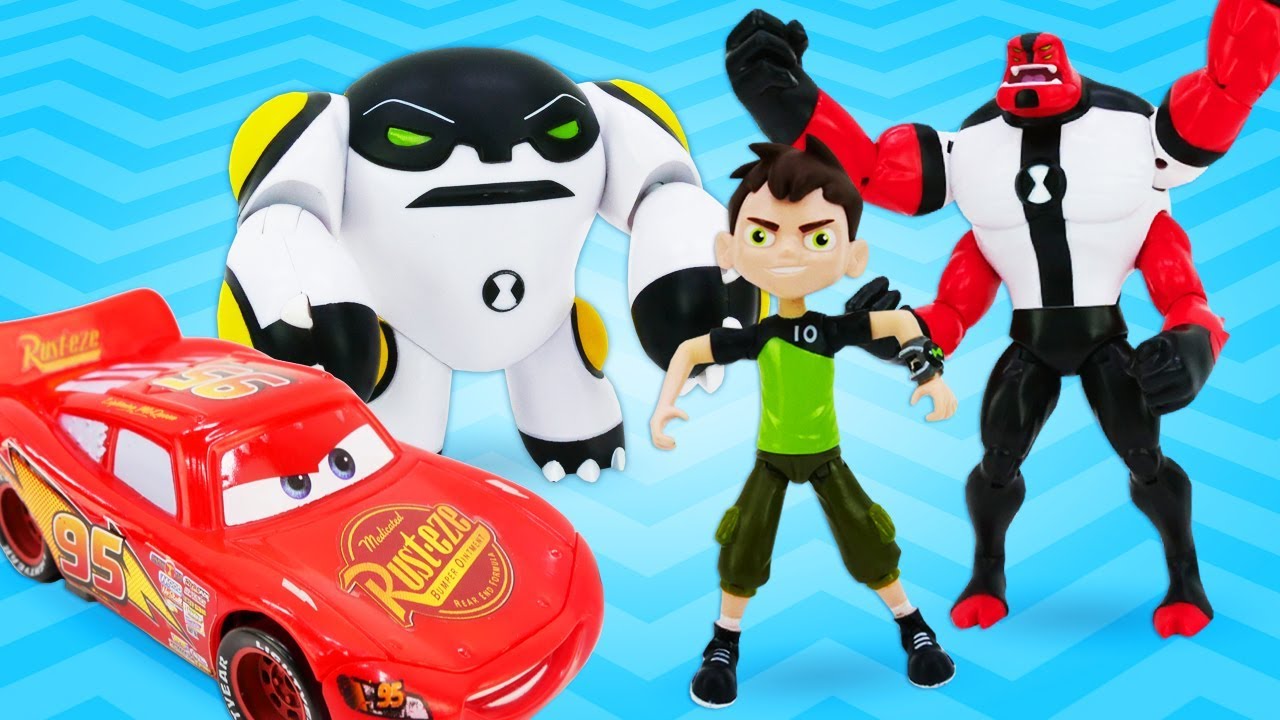 Ben 10 oyuncakları. Süper kahramanların maceraları! Seçkin bölümler!