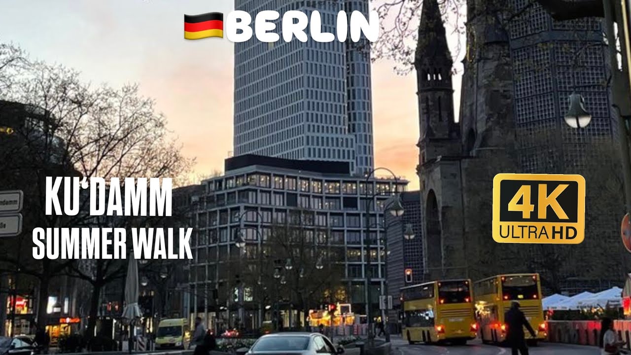 Kudamm-Berlin | Lets Walk from normal Shops to exclusive Shops - 4K - HDR | Berlin July 2024